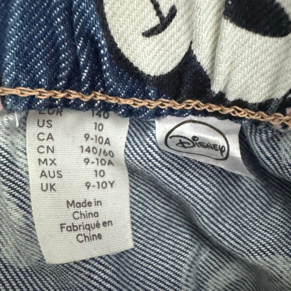 NWT H&M Kids - Wide leg Jeans Minnie Mouse size 10 - Picture 6 of 8
